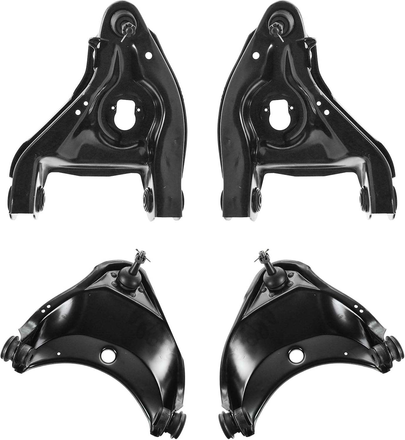 TRQ Front Control Arm with Ball Joint Set for Chevrolet GMC