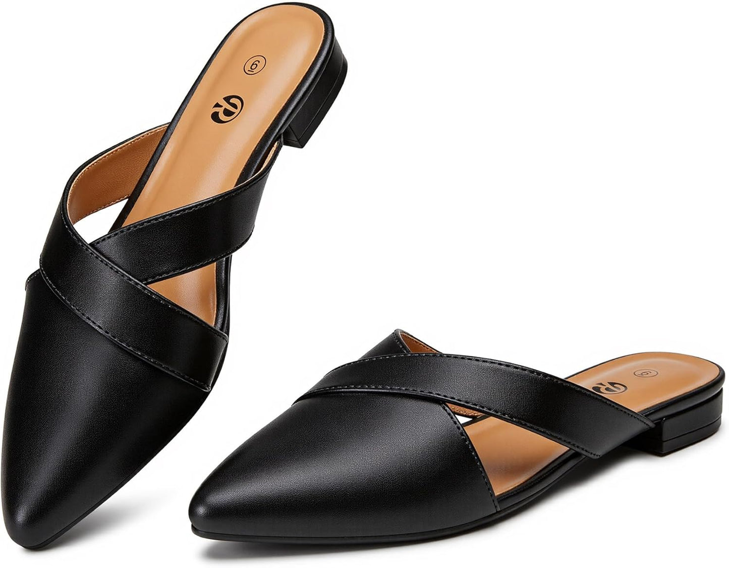 Rekayla Women's Mules Closed Pointed Toe Flats for Every Occasion