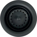 SinkSense 3.5ft Basket Strainer Drain with Post Style Basket - Matte