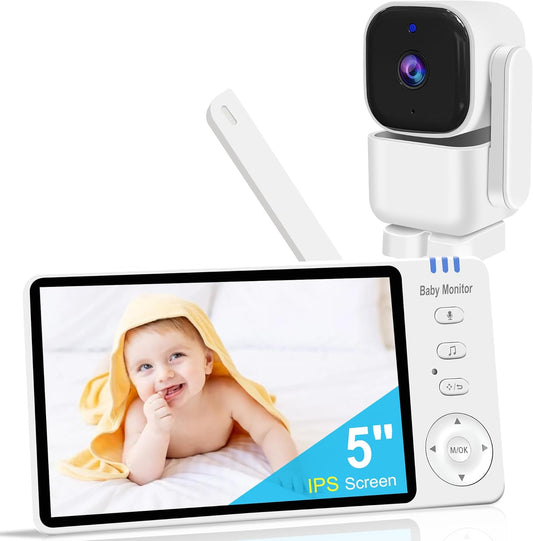 Uizyfit 5 HD Baby Monitor - No Wifi, Night Vision