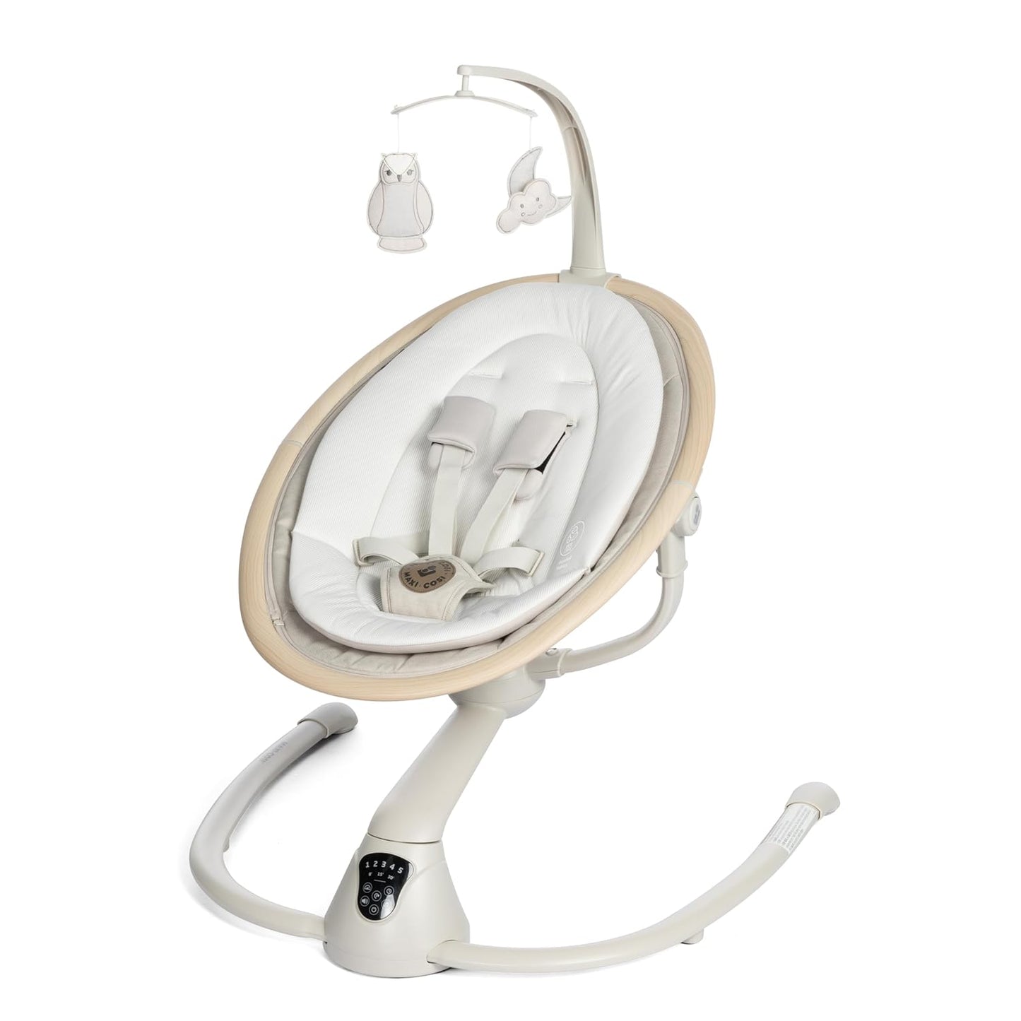 Maxi-Cosi Cassia Baby Swing: Smart & Portable with 360 Rotation