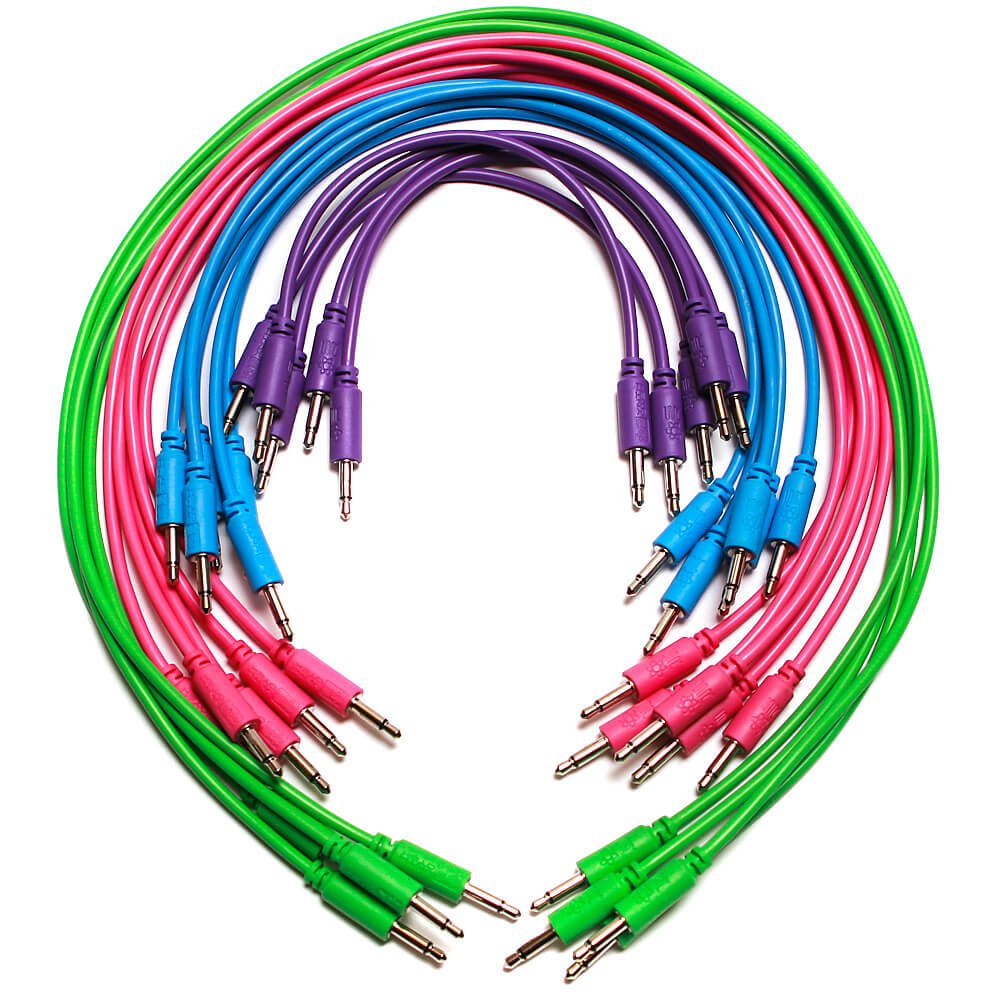 Eurorack Patch Cables 20 Pack for Flexible and Durable Use