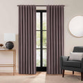 Eclipse Luxury Velvet Blackout Curtain - Truffle 96x50