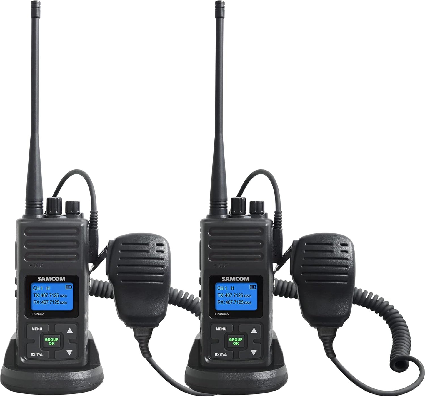 Long Range Walkie Talkie with Speaking Mic for Easy Communication