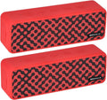 Rockville Faze Red 50w Portable Bluetooth Speakers (Pair) - TWS Stereo