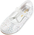 DREAM PAIRS Toddler Girl Mary Jane Rhinestone Ballerina Flat