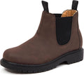 Kids' Brock Jr. Chelsea Boot in Dark Brown - Easy On for Kids Boys
