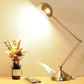 Architect Gold Dimmable Desk Lamp with USB Port - Vintage Brass