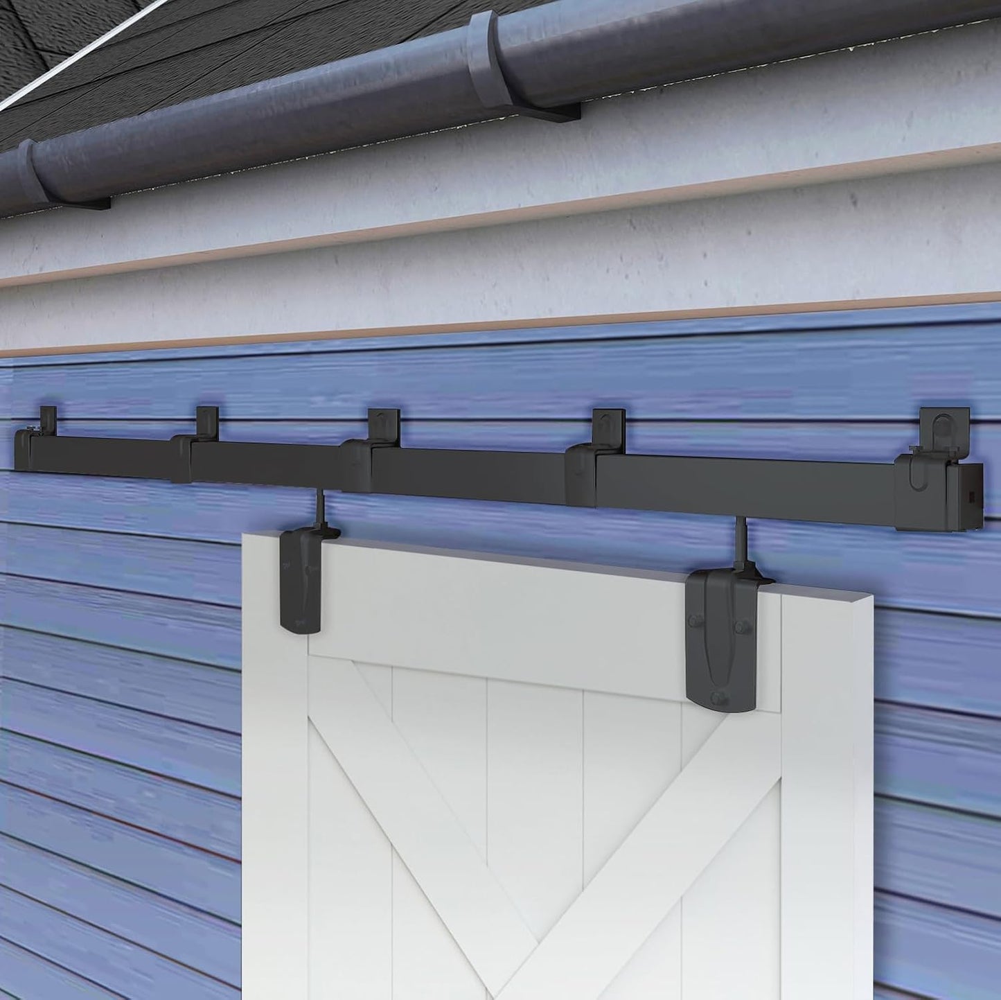 Heavy Duty Barn Door Hardware Kit for Indoor and Outdoor Use