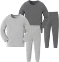 Bamboo Viscose Toddler Pajamas - Snug Fit Long Sleeve Sleepsuit