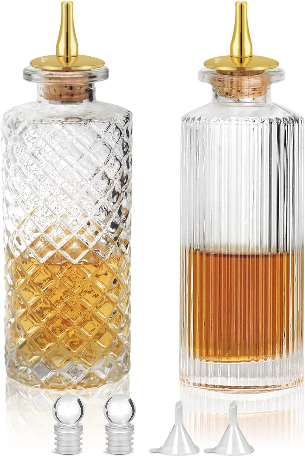 Premium Glass Bitters Set - Enhance Cocktails!