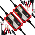 12V 1A Smart Trickle Charger - Compact Battery Maintainer