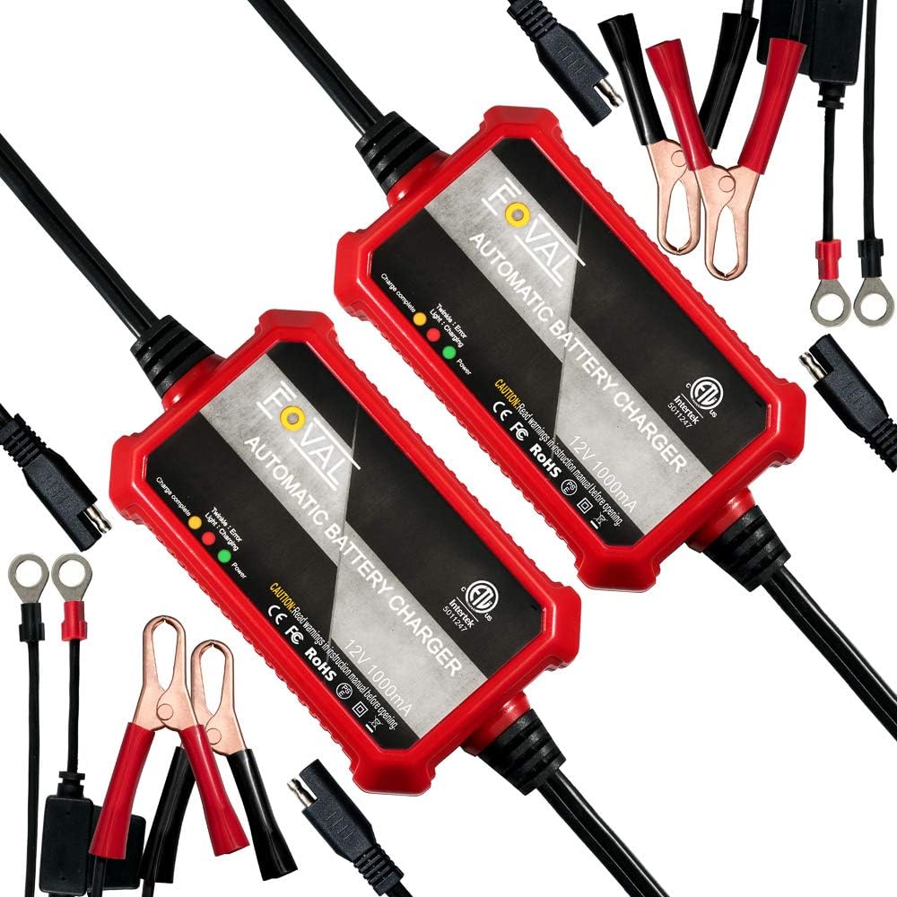 FOVAL 2-Pack Smart Battery Maintainer