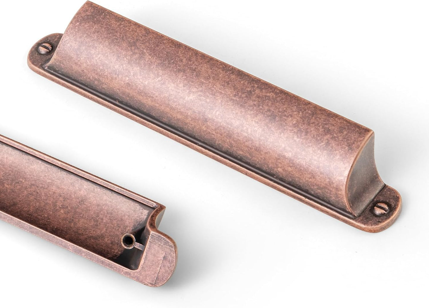 Goo-Ki Antique Copper Cabinet Cup Pulls for Stylish Furniture