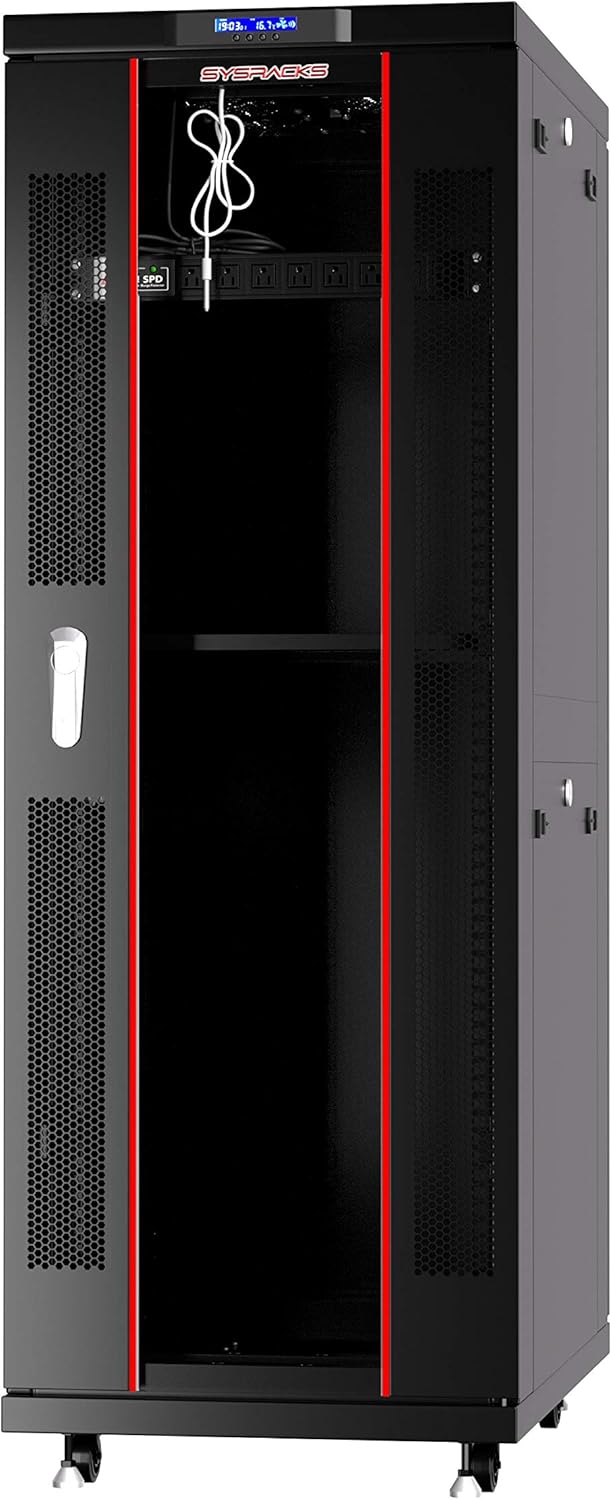 Affordable 37U 39-Inch Deep Server Rack Cabinet with Accessories