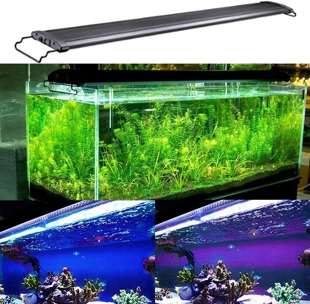 KZKR Aquarium Hood Lighting for 48-60 inch Fish Tanks