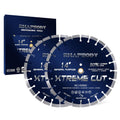 RHAPSODY 14 in Diamond Concrete Saw Blade 2Pcs - Fast Durable Cuts