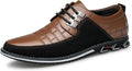 Men's Premium Leather Oxford Dress Shoes - Comfort Everyday