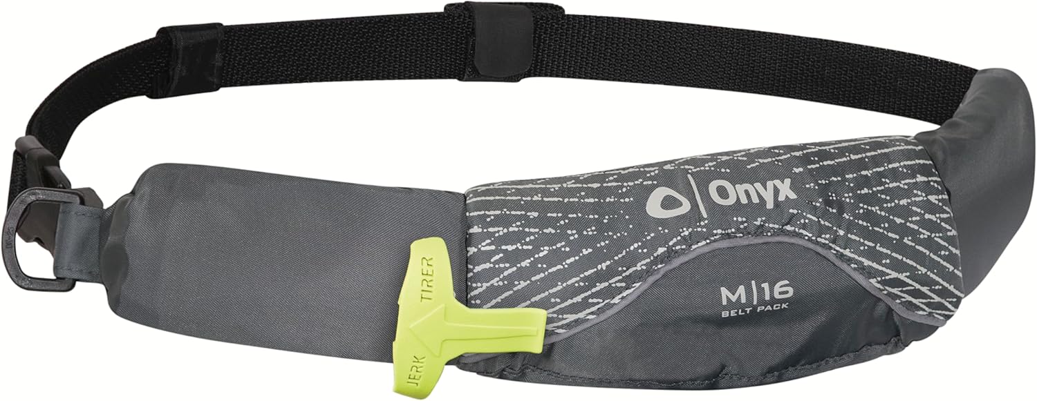 Onyx M-16 Manual Inflatable Belt Pack for Safe Water Activities