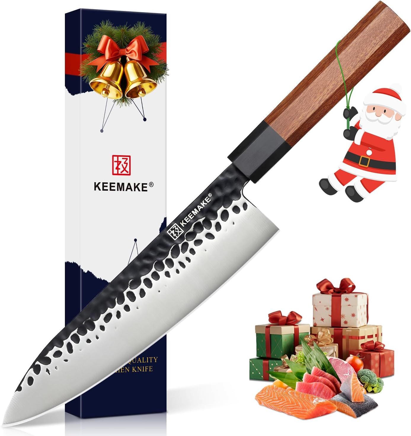 KEEMAKE Japanese Gyuto Chef Knife - 8 inch Professional Kitchen Knife