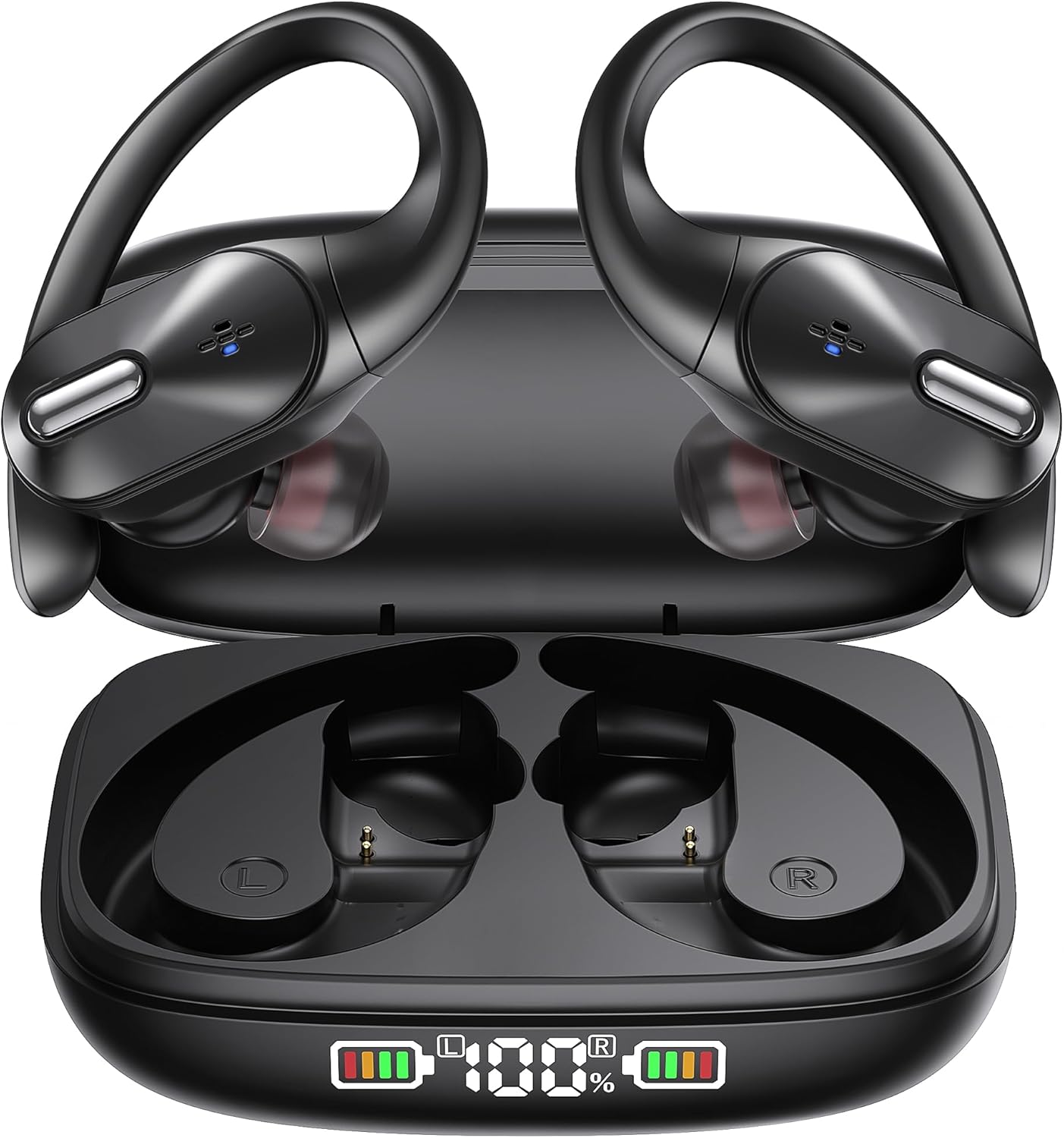 Orancu Wireless Earbuds: 48H Playback, Bass Stereo, LED Display