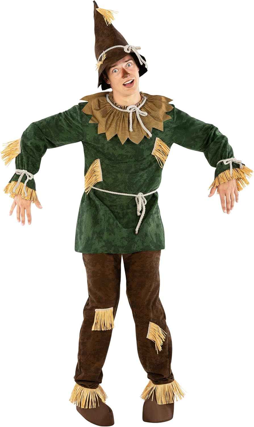 Morph Friendly Scarecrow Costume for Men - Perfect Halloween Outfit