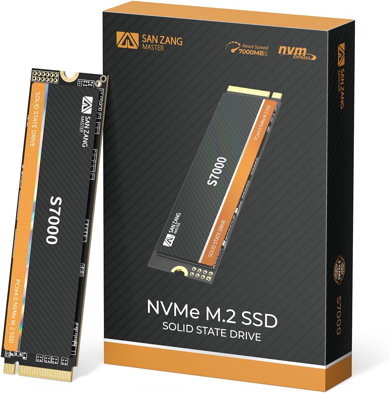 SAN ZANG MASTER 1TB NVMe SSD with 7000MB/s Read Speeds