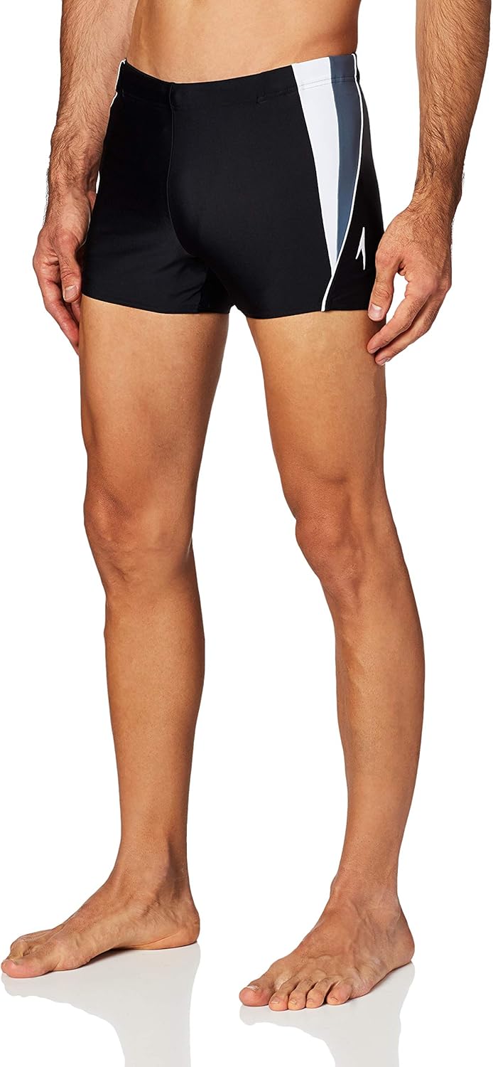 Speedo Men's Swimsuit Square Leg Splice for Ultimate Comfort