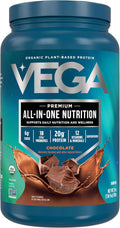 Vega Organic All-in-One Vegan Protein Powder, Chocolate - Meal