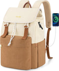 Vintage Canvas Laptop Backpack 15.6 in - Organized Daily Carry