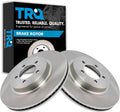 TRQ Front Brake Rotors Set Vented Compatible with 2003-2005 Lincoln