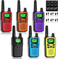 Walkie Talkies for Adult Long Range 6 Pack - Rechargeable FRS Radios