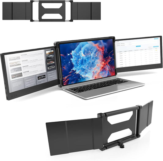 Triple Screen Laptop Extender - Boost Productivity!