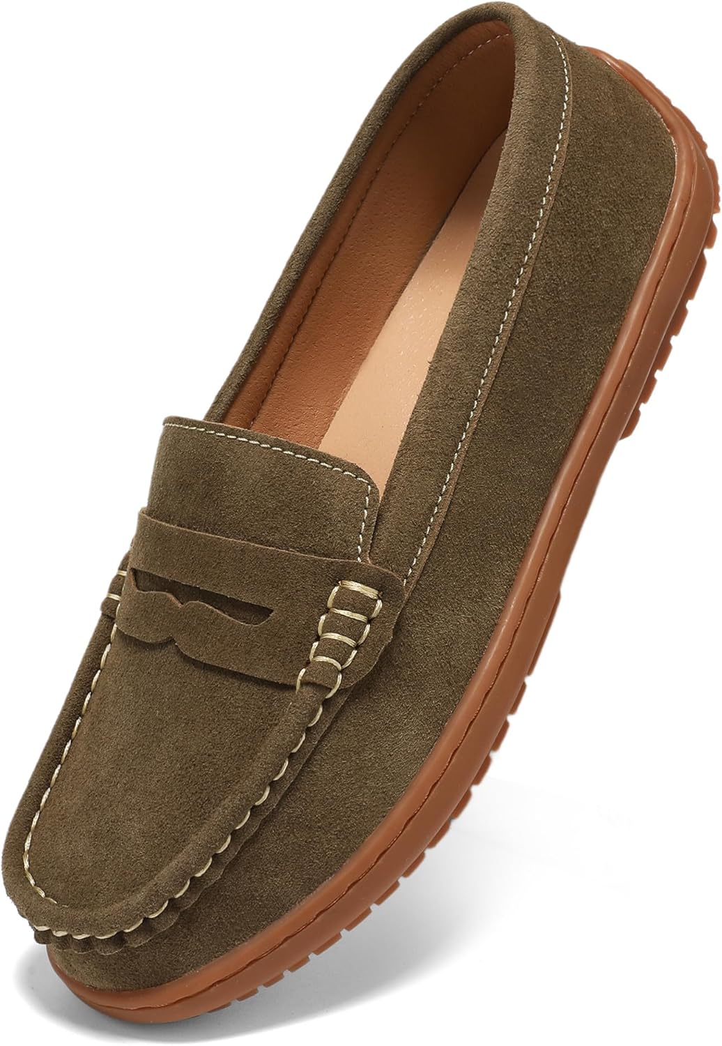 BEAUSEEN Women's Penny Loafers Slip-On for All-Day Comfort