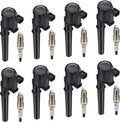 Ignition Coils UF191 and Iridium Spark Plug SP493 Set of 8 - Reliable