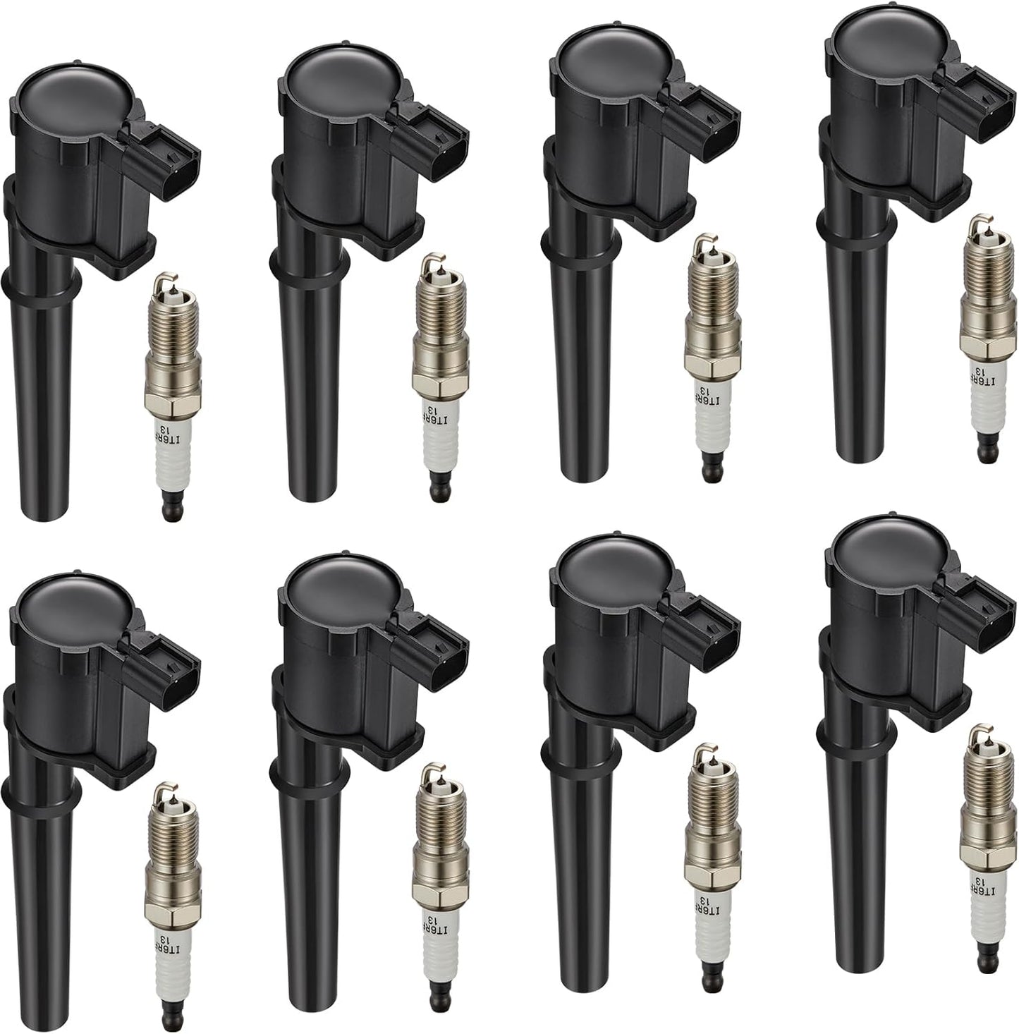 BDFHYK Ignition Coils and Iridium Spark Plugs for Lincoln Cars