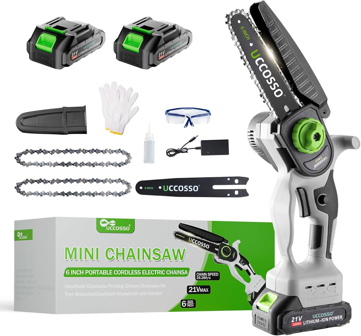 6Inch Mini Chainsaw Cordless for Effortless Tree Trimming