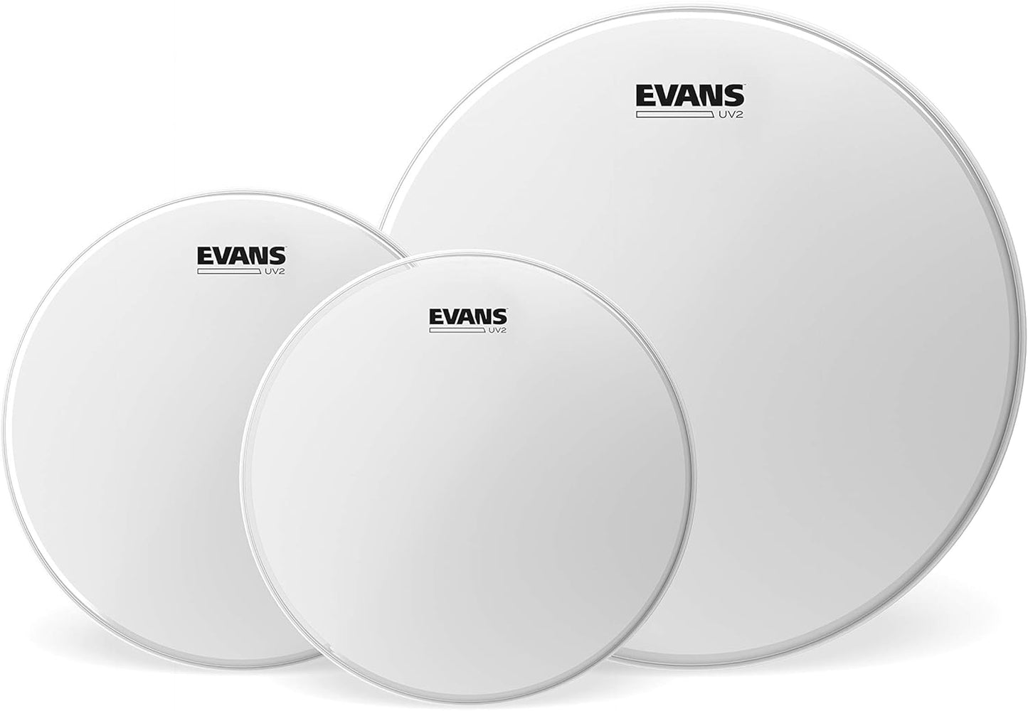 Evans UV2 Coated Tom Pack for Fusion Drums - 10, 12, 14 in