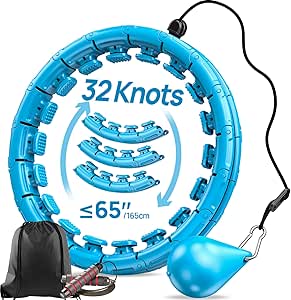 APzek Weighted Exercise Hoop for All Sizes and Beginners