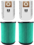 VF6000 5-Layer Replacement Filter & VF3502 Bags Pack - Fits Ridgid
