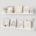 Picture Ledge Shelf for Wall 36 in - Floating Display Shelves Set of 2