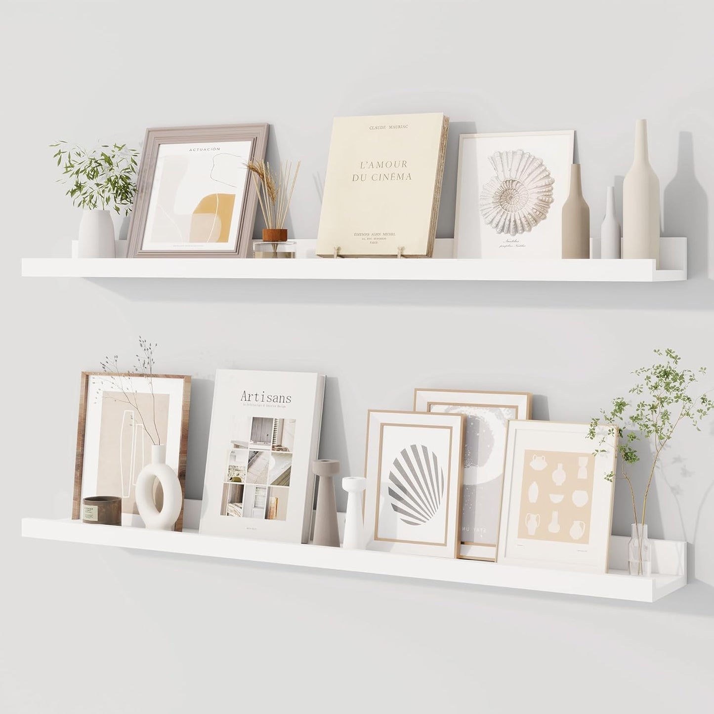 Dreamland Picture Ledge Shelf Set of 2 for Stylish Display