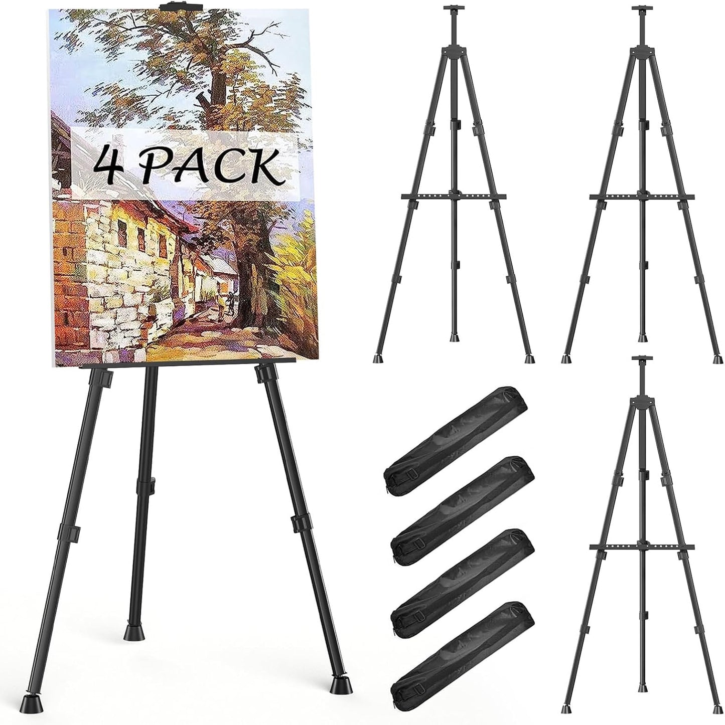 Aredy 66in Art Easel for Drawing - Portable & Adjustable