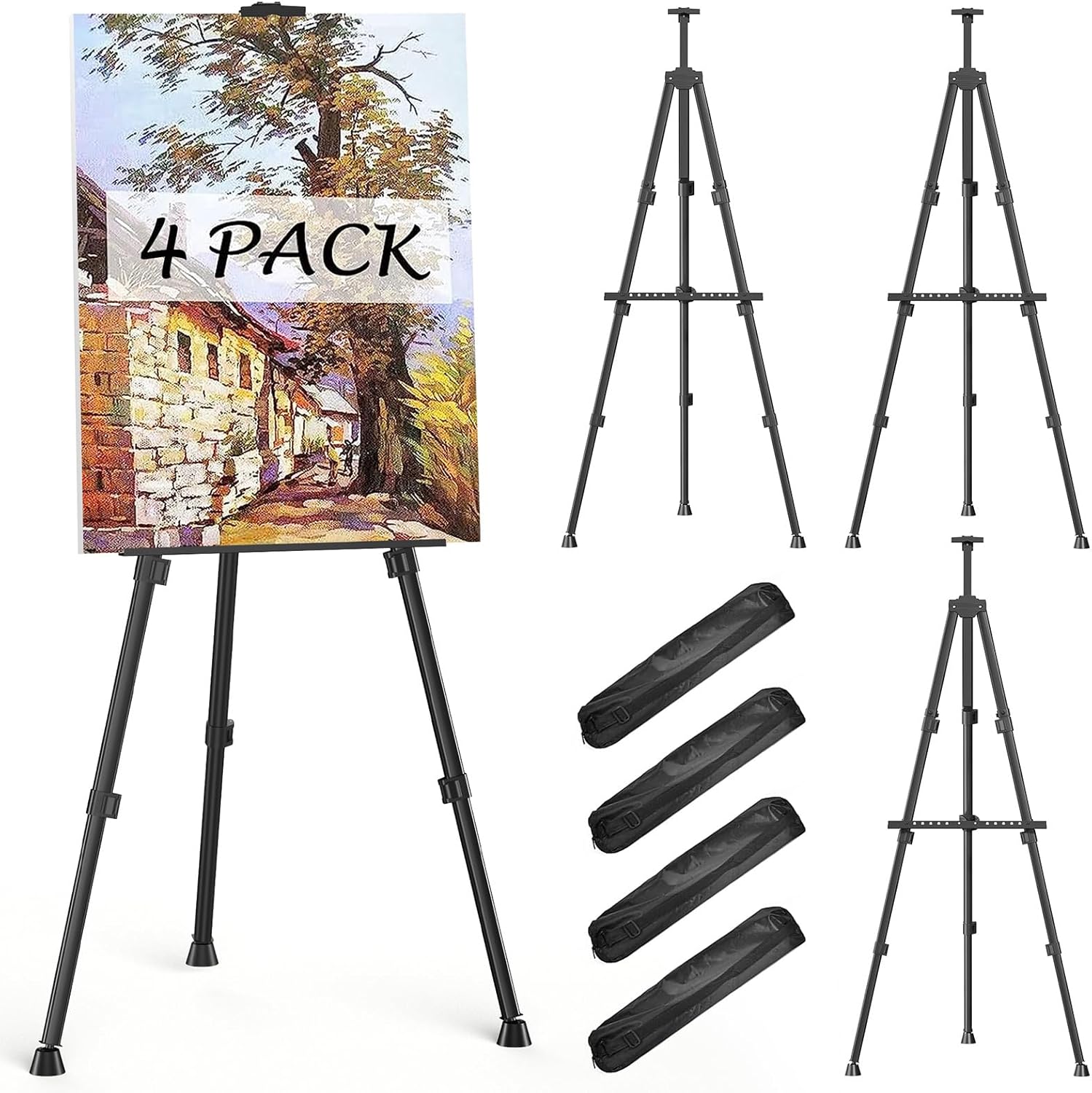 Aredy 66in Art Easel for Drawing - Portable & Adjustable