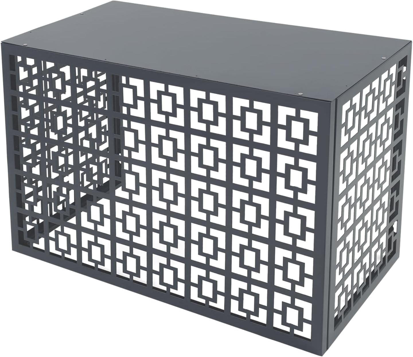 Outdoor AC Fence - Hide Unsightly Units with Metal Panels | KONGKUNI