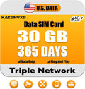 4G LTE Cellular Data SIM Card for 365 Days 30GB - Reliable Data