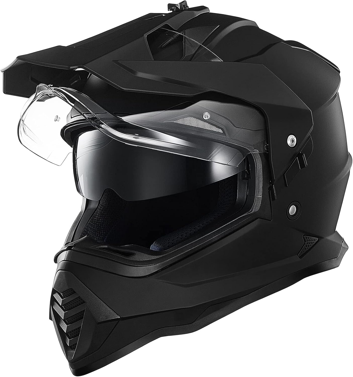 ILM Dual Sport Adventure Motorcycle Helmet for Off Road Use