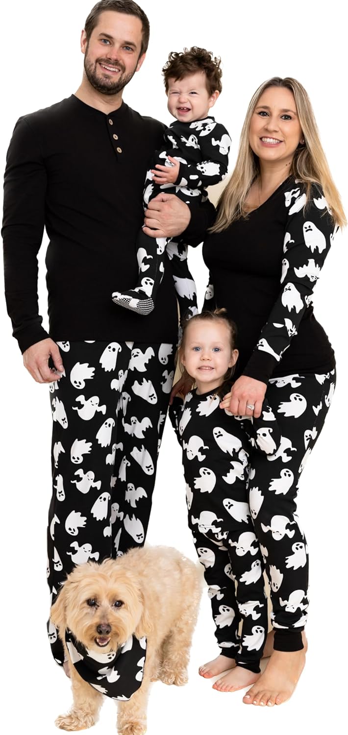 Owlivia Christmas Halloween Pajamas for Family Matching Sets