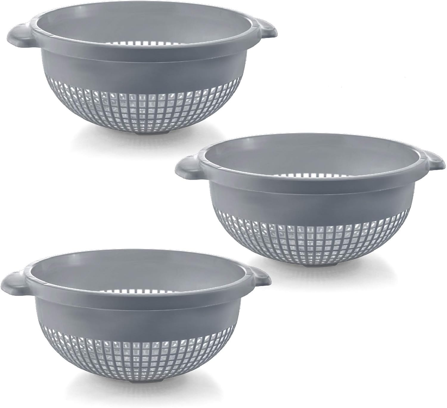 YBM HOME Deep Plastic Strainer Colander for Efficient Cooking
