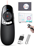 2IN1 Laser Pointer Digital Presentation Clicker - Universal PPT Remote